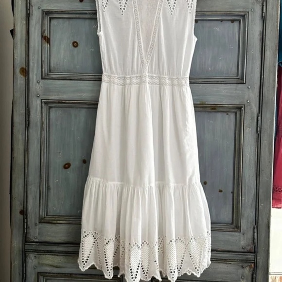 Ulla Johnson Coralie Eyelet White Dress size 2 - Picture 15 of 16